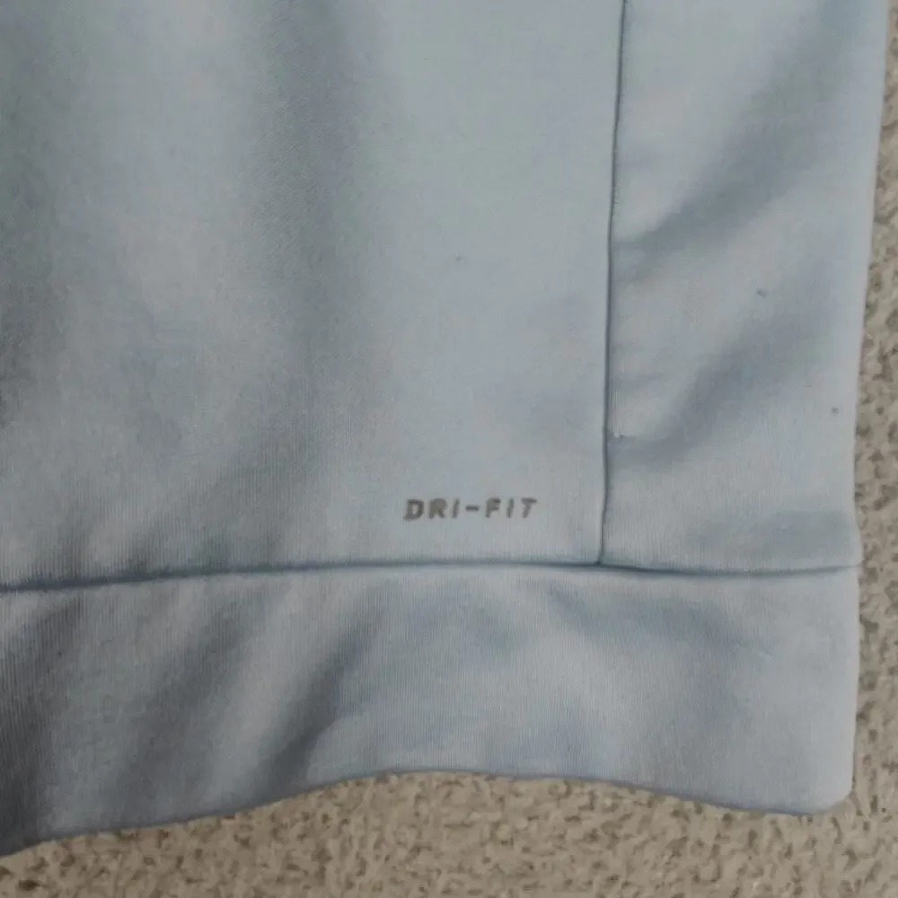 Nike Hoodie Grey Blue 6X Full Zip Long Sleeve Shacket Hooded Sweater Dri fit